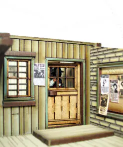 28S-DMH-107 Dead Man's Hand Pre-painted Marshal's Office - Image 5