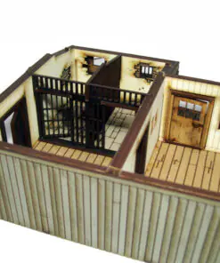 28S-DMH-107 Dead Man's Hand Pre-painted Marshal's Office - Image 6