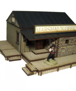 28S-DMH-107 Dead Man's Hand Pre-painted Marshal's Office - Image 4