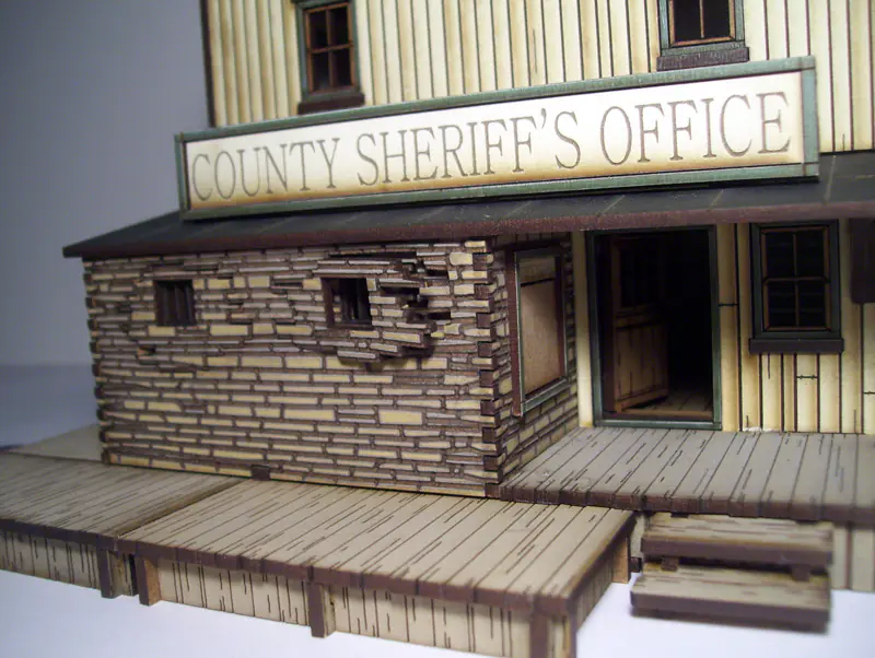 28S-DMH-108 Dead Man's Hand Pre-painted Sheriff's Office