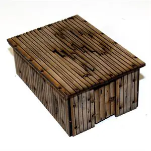 28S-TAO-104 Pre-painted Timber Outhouse (4Ground)
