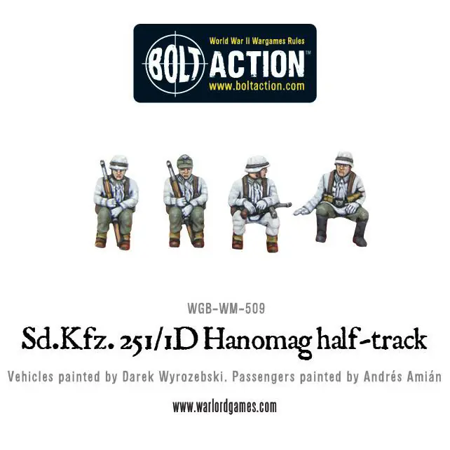 Sd.Kfz 251/1 ausf D halftrack plastic box set - Image 10