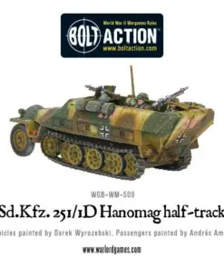 Alternative view of Sd.Kfz 251/1 ausf D halftrack plastic box set
