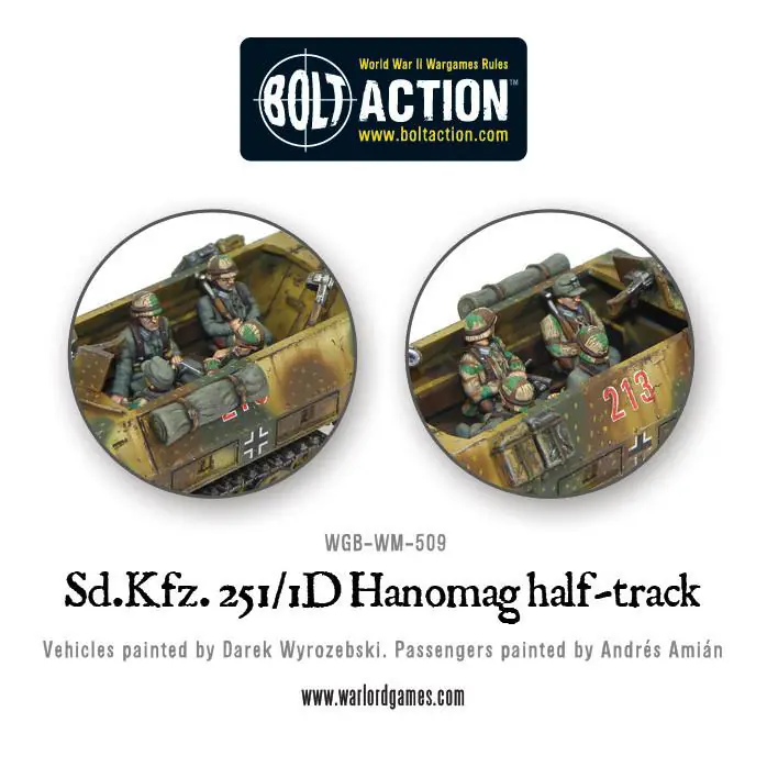 Sd.Kfz 251/1 ausf D halftrack plastic box set - Image 5