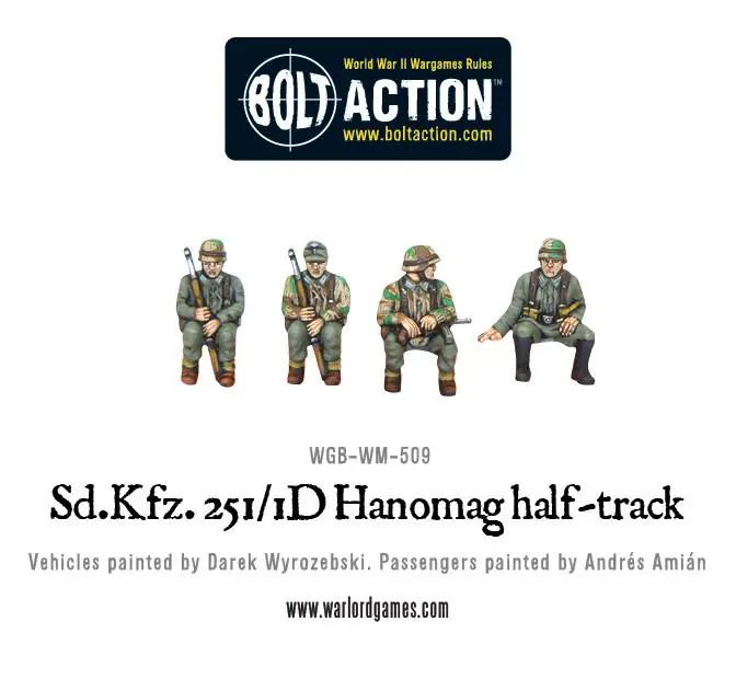 Sd.Kfz 251/1 ausf D halftrack plastic box set - Image 6