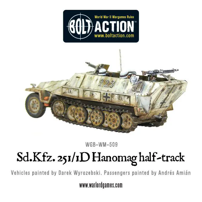Sd.Kfz 251/1 ausf D halftrack plastic box set - Image 8