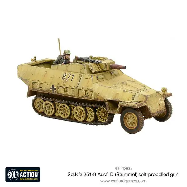 Sd.Kfz 251/9 Ausf D (Stummel) half-track (+ Markers) - Image 4