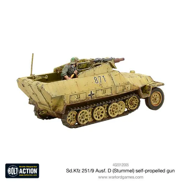 Sd.Kfz 251/9 Ausf D (Stummel) half-track (+ Markers) - Image 6