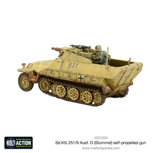 Sd.Kfz 251/9 Ausf D (Stummel) half-track (+ Markers) - Image 7