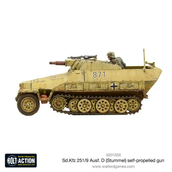 Sd.Kfz 251/9 Ausf D (Stummel) half-track (+ Markers) - Image 8
