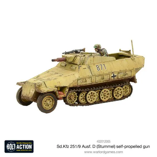 Sd.Kfz 251/9 Ausf D (Stummel) half-track (+ Markers) - Image 9