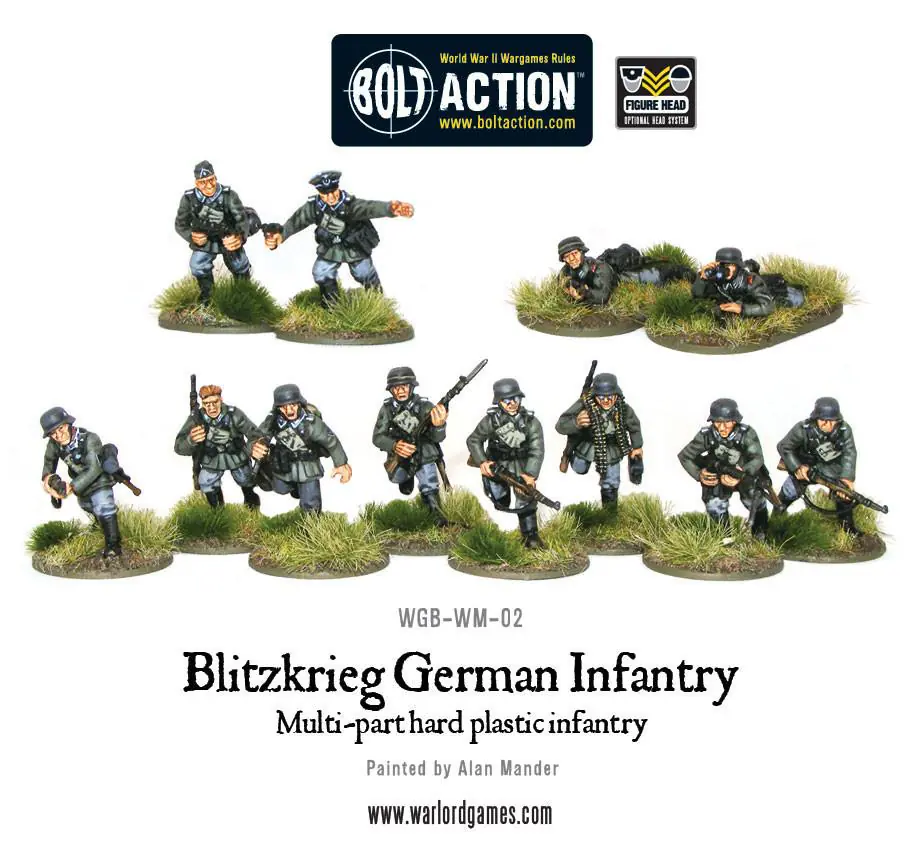 Blitzkrieg German Infantry plastic boxed set - Image 2