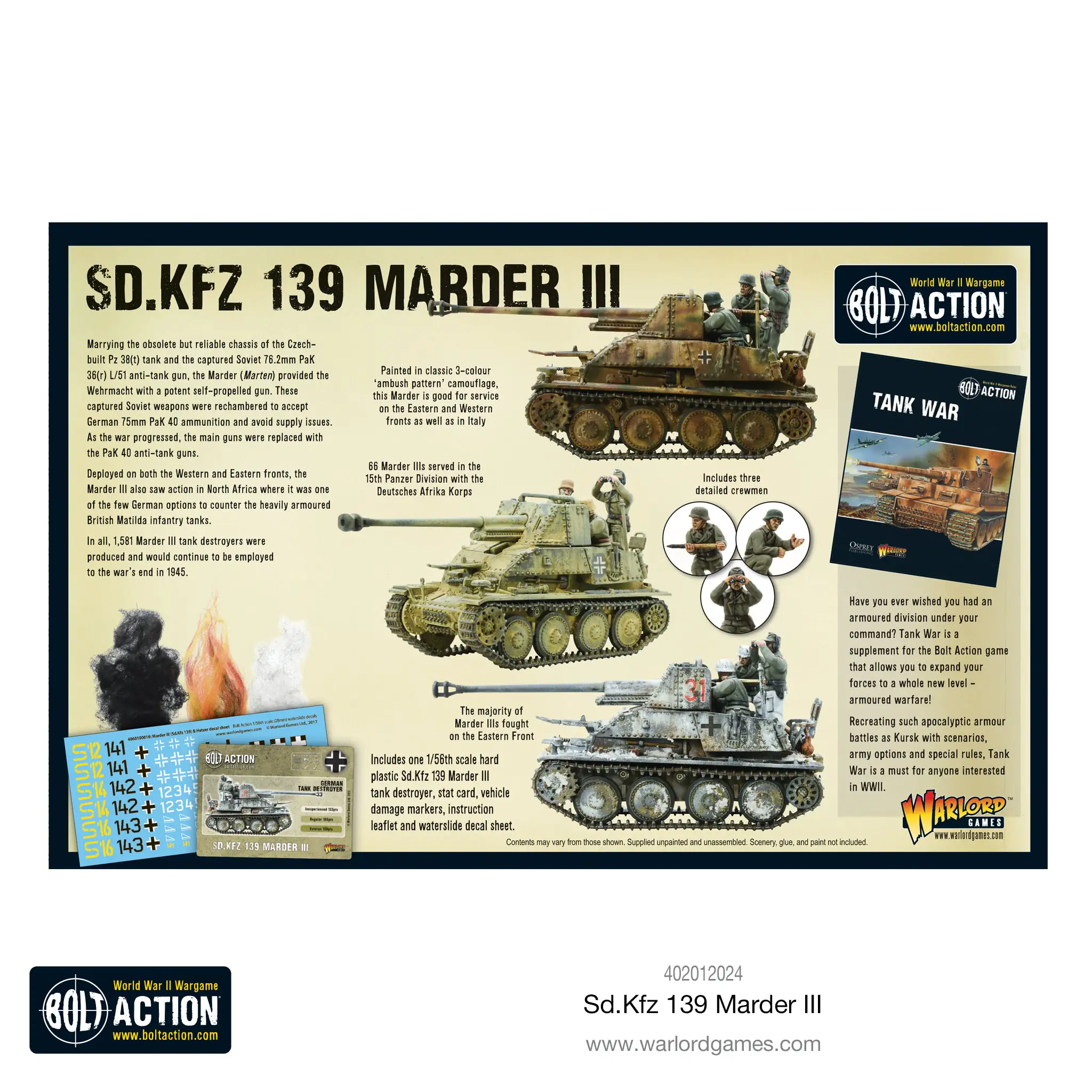 SD.KFZ 139 Marder III (plastic boxset) - Image 2