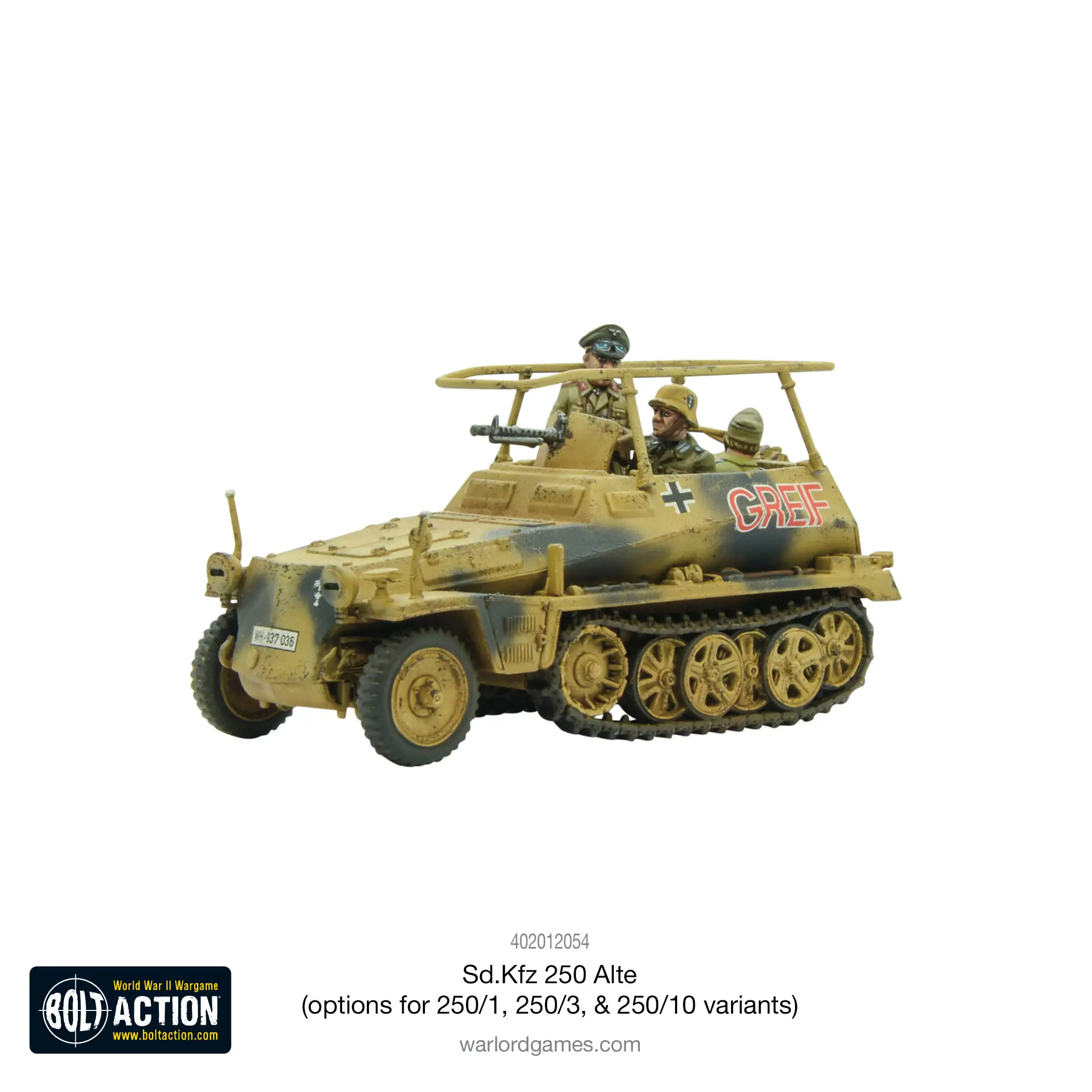 Sd.Kfz 250 (Alte) half-track (options to make 250/1, 250/3 or 250/10 variants) - Image 13