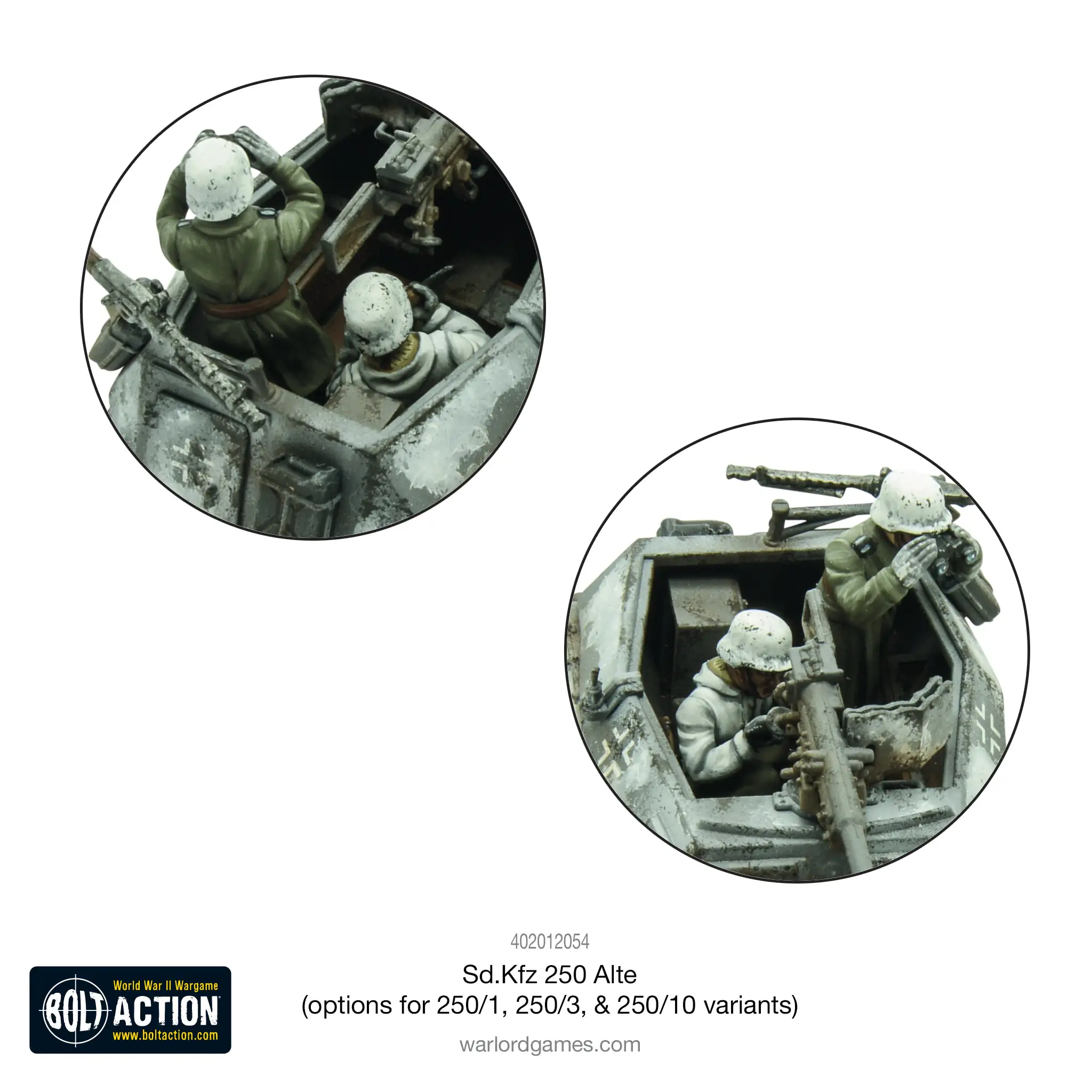 Sd.Kfz 250 (Alte) half-track (options to make 250/1, 250/3 or 250/10 variants) - Image 6