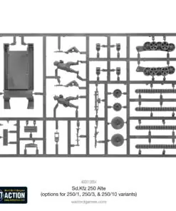 Sd.Kfz 250 (Alte) half-track (options to make 250/1, 250/3 or 250/10 variants) - Image 19