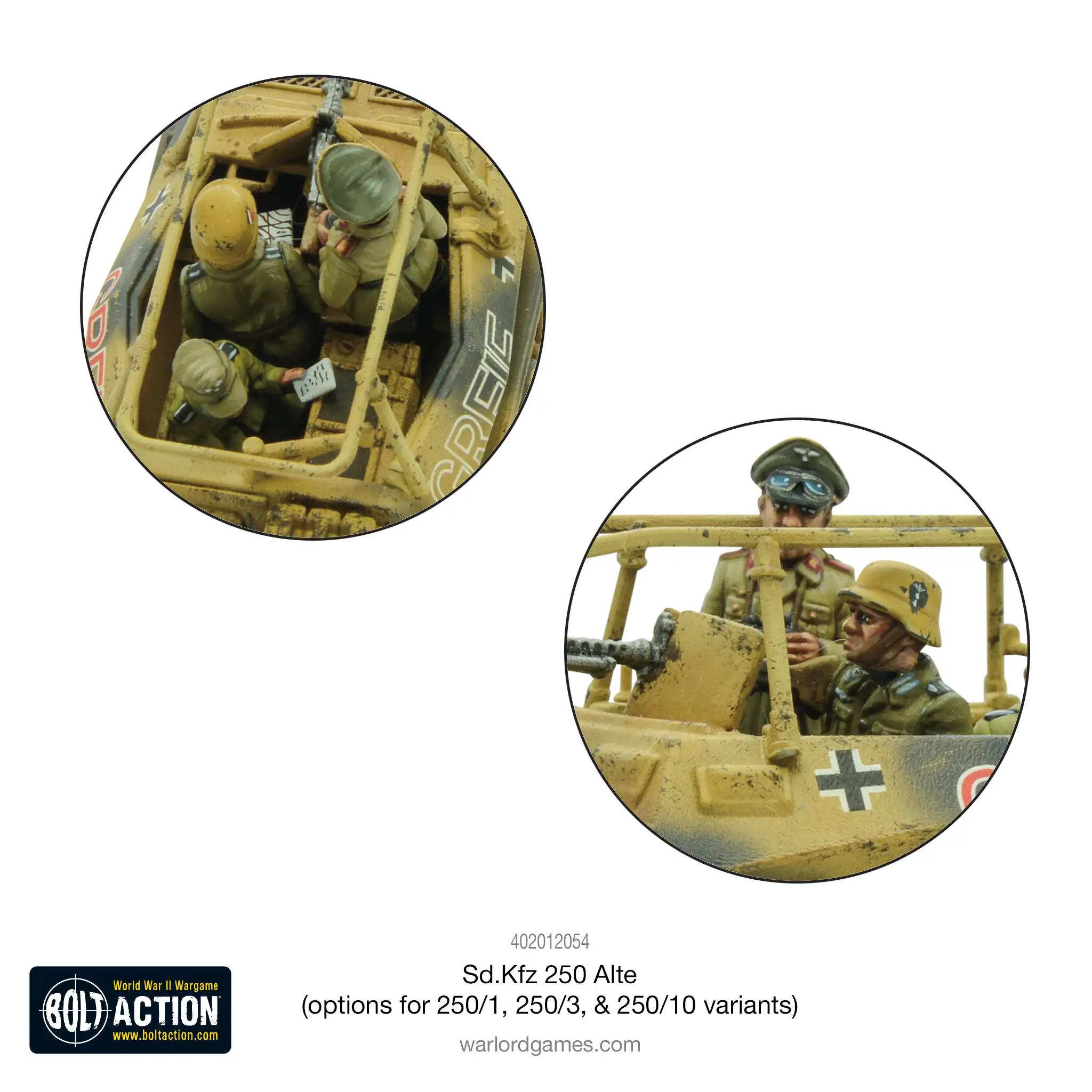 Sd.Kfz 250 (Alte) half-track (options to make 250/1, 250/3 or 250/10 variants) - Image 17