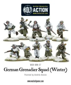Alternative view of German Grenadiers in Winter Clothing