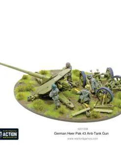 German Heer Pak 43 anti-tank gun - Image 3