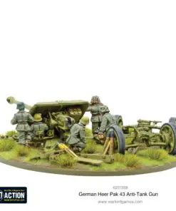 German Heer Pak 43 anti-tank gun - Image 4