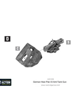 German Heer Pak 43 anti-tank gun - Image 8
