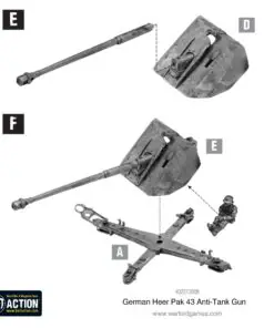 German Heer Pak 43 anti-tank gun - Image 9