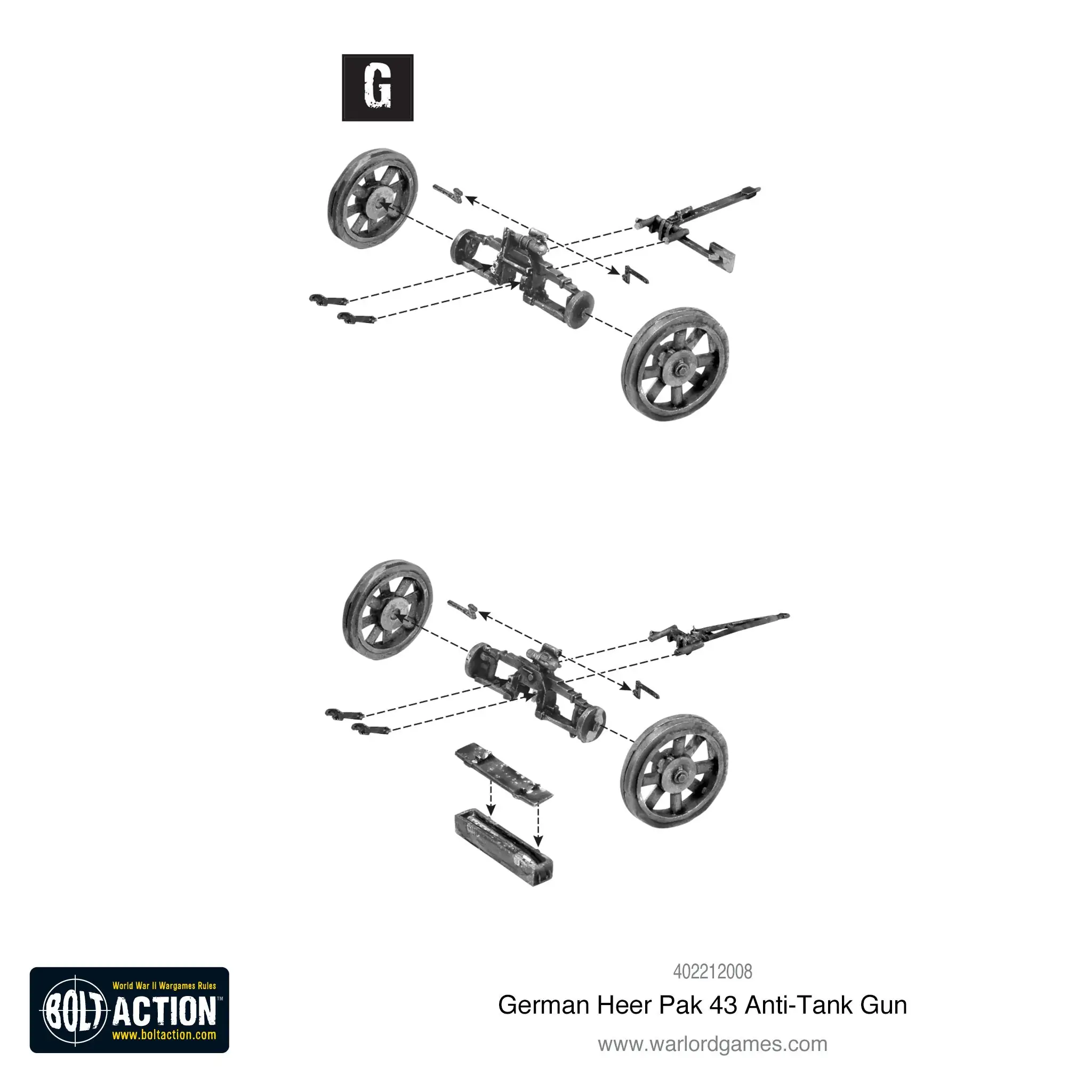 German Heer Pak 43 anti-tank gun - Image 10
