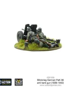 Blitzkrieg German Pak 36 anti-tank gun - Image 3