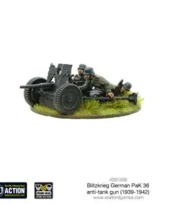 Blitzkrieg German Pak 36 anti-tank gun
