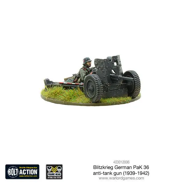 Blitzkrieg German Pak 36 anti-tank gun - Image 6