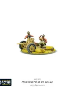 Afrika Korps Pak 36 light anti-tank gun