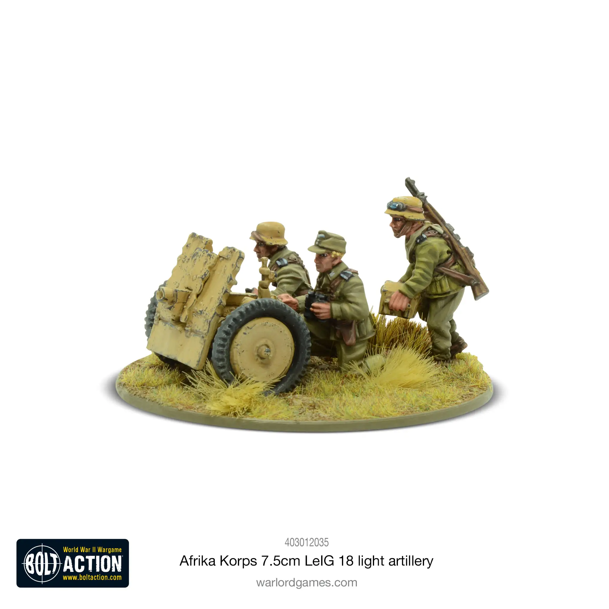 Afrika Korps 7.5cm LeIG 18 light artillery - Image 2