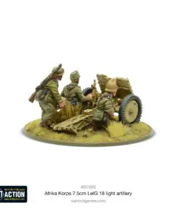 Afrika Korps 7.5cm LeIG 18 light artillery - Image 3