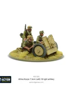 Afrika Korps 7.5cm LeIG 18 light artillery