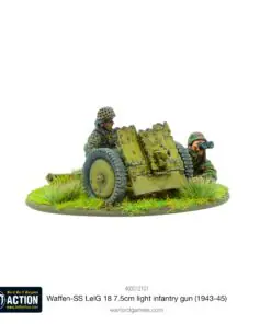 Alternative view of Waffen-SS LeIG 18 7.5cm light infantry gun (1943-45)
