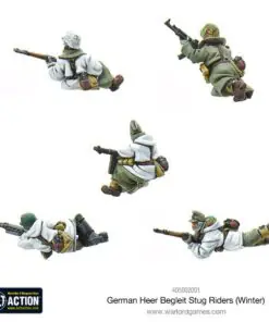 Alternative view of German Heer Begleit Stug riders (Winter)