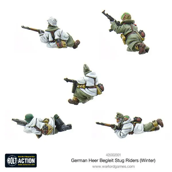 German Heer Begleit Stug riders (Winter) - Image 2