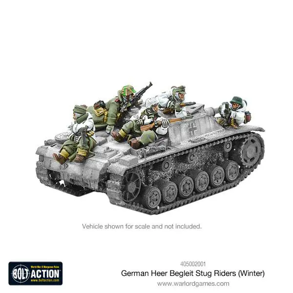 German Heer Begleit Stug riders (Winter) - Image 4