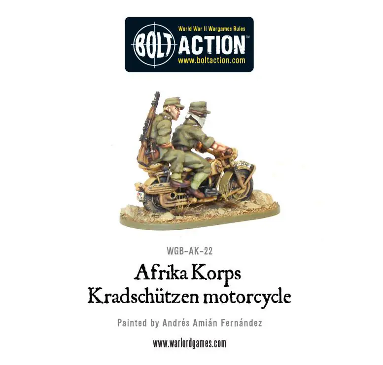 Afrika Korps Kradschutzen motorcycle - Image 2