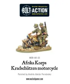 Afrika Korps Kradschutzen motorcycle - Image 3