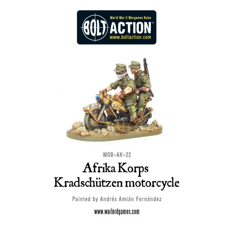 Afrika Korps Kradschutzen motorcycle - Image 3