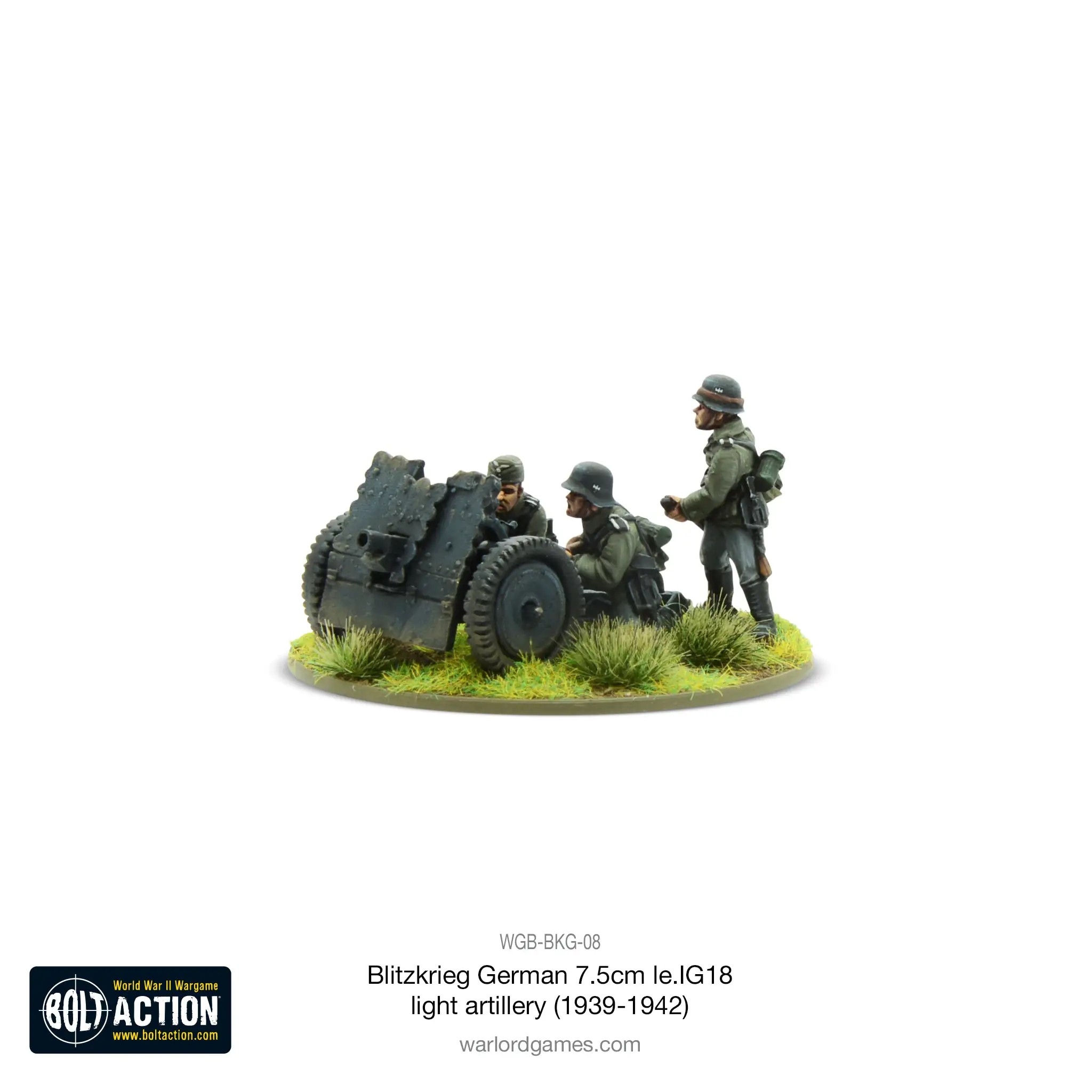 Blitzkrieg German 75mm LeiG 18 light artillery (1939-42) - Image 3