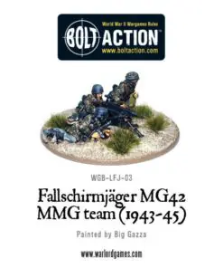 Alternative view of Fallschirmjäger MG42 MMG team (1943-45)
