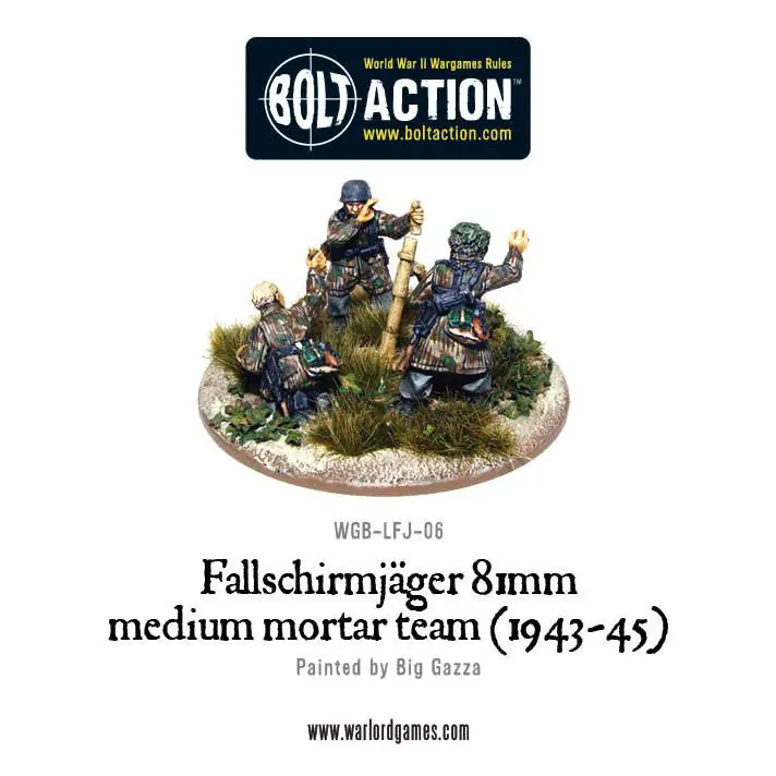 Fallschirmjager 81mm medium mortar team (1943-45) - Image 2
