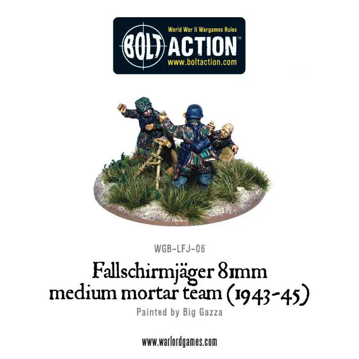 Fallschirmjager 81mm medium mortar team (1943-45) - Image 3