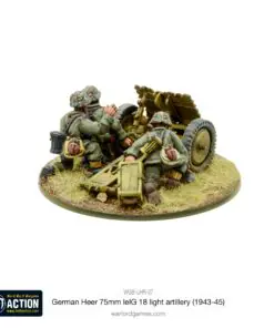German Heer 75mm leIG 18 light artillery (1943-45) - Image 3