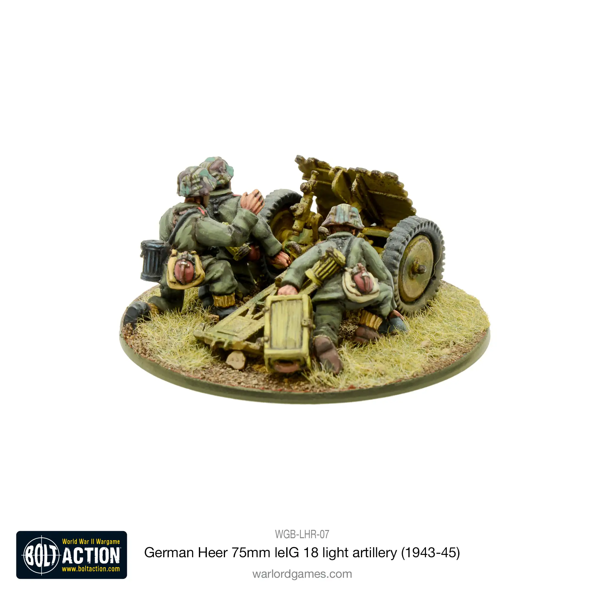 German Heer 75mm leIG 18 light artillery (1943-45) - Image 3