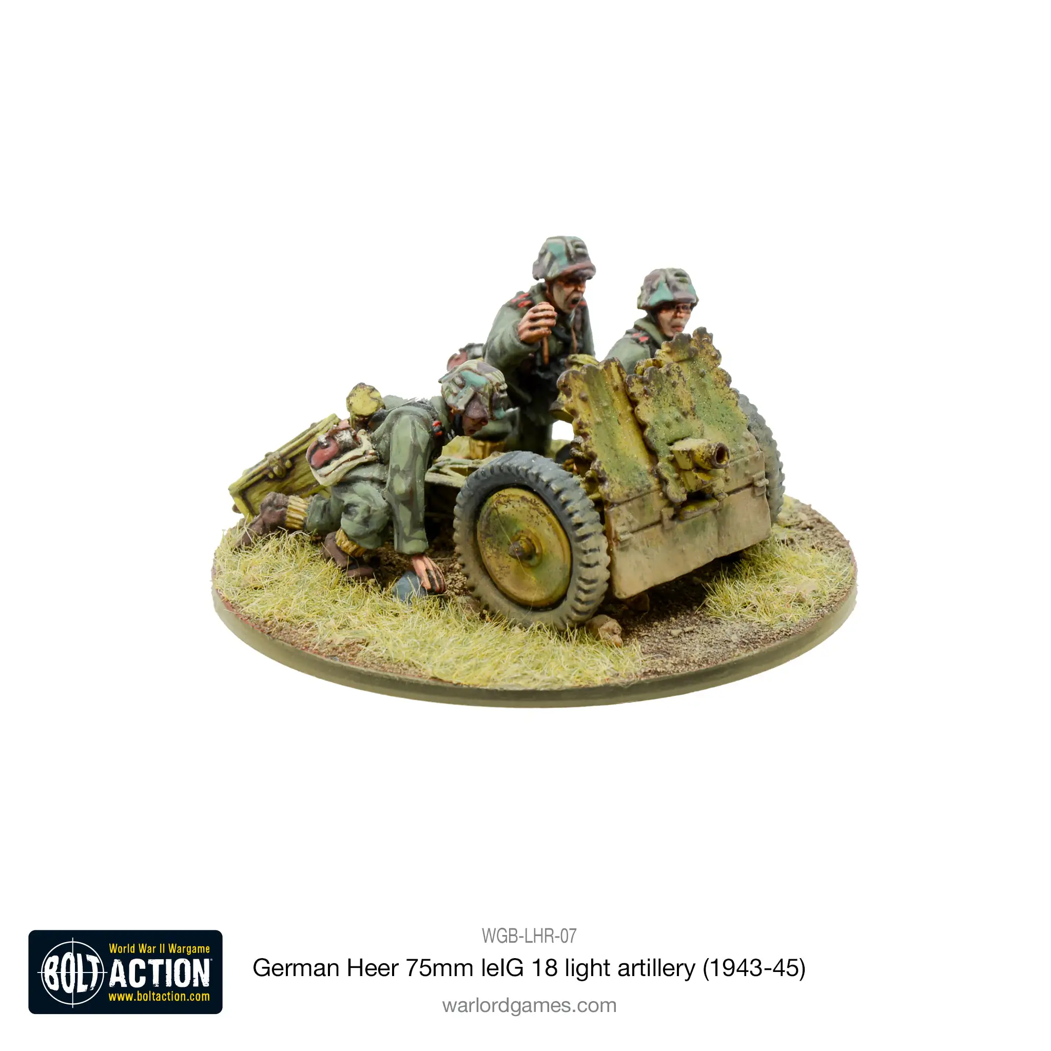 German Heer 75mm leIG 18 light artillery (1943-45) - Image 2