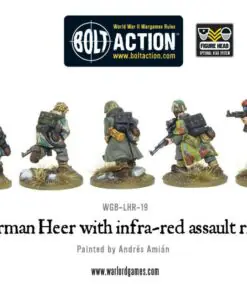 Alternative view of German Heer with infra-red assault rifles