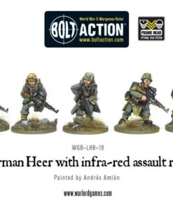 German Heer with infra-red assault rifles